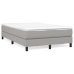 vidaXL Cadru de pat fără saltea, gri deschis, 120x200 cm, textil