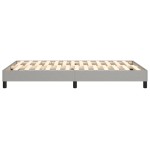 vidaXL Cadru de pat fără saltea, gri deschis, 120x200 cm, textil