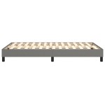 vidaXL Cadru de pat fără saltea, gri închis, 120x200 cm, textil