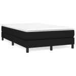vidaXL Cadru de pat fără saltea, negru, 120x200 cm, textil