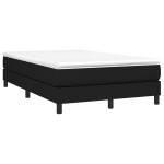 vidaXL Cadru de pat fără saltea, negru, 120x200 cm, textil