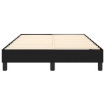 vidaXL Cadru de pat fără saltea, negru, 120x200 cm, textil