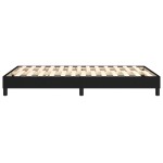 vidaXL Cadru de pat fără saltea, negru, 120x200 cm, textil