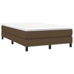 vidaXL Cadru de pat fără saltea, maro închis, 120x200 cm, textil vidaXL Cadru de pat fără saltea, maro închis, 120x200 cm, textil
