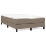 vidaXL Cadru de pat fără saltea, gri taupe, 120x200 cm, textil vidaXL Cadru de pat fără saltea, gri taupe, 120x200 cm, textil