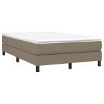 vidaXL Cadru de pat fără saltea, gri taupe, 120x200 cm, textil vidaXL Cadru de pat fără saltea, gri taupe, 120x200 cm, textil