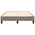 vidaXL Cadru de pat fără saltea, gri taupe, 120x200 cm, textil vidaXL Cadru de pat fără saltea, gri taupe, 120x200 cm, textil