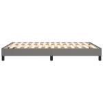 vidaXL Cadru de pat fără saltea, gri închis, 140x200 cm, textil