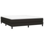 vidaXL Cadru de pat fără saltea, negru, 160x200 cm, textil vidaXL Cadru de pat fără saltea, negru, 160x200 cm, textil