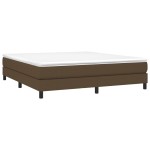 vidaXL Cadru de pat fără saltea, maro închis, 180x200 cm, textil vidaXL Cadru de pat fără saltea, maro închis, 180x200 cm, textil