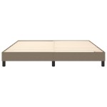 vidaXL Cadru de pat fără saltea, gri taupe, 180x200 cm, textil vidaXL Cadru de pat fără saltea, gri taupe, 180x200 cm, textil