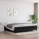 vidaXL Cadru de pat fără saltea, negru, 200x200 cm, textil vidaXL Cadru de pat fără saltea, negru, 200x200 cm, textil