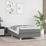 vidaXL Cadru de pat fără saltea, gri închis, 80x200 cm, textil vidaXL Cadru de pat fără saltea, gri închis, 80x200 cm, textil