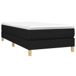 vidaXL Cadru de pat fără saltea țesătură neagră 80x200 cm