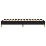 vidaXL Cadru de pat fără saltea țesătură neagră 80x200 cm