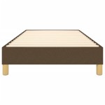 vidaXL Cadru de pat fără saltea, maro închis, 90x190 cm, textil vidaXL Cadru de pat fără saltea, maro închis, 90x190 cm, textil