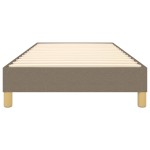 vidaXL Cadru de pat fără saltea Taupe 90x190 cm Stofa