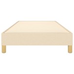 vidaXL Cadru de pat fără saltea cremă 90x200 cm țesătură vidaXL Cadru de pat fără saltea cremă 90x200 cm țesătură