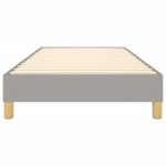 vidaXL Cadru de pat fără saltea, gri deschis, 100x200 cm, textil
