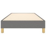 vidaXL Cadru de pat fără saltea, gri închis, 100x200 cm, textil