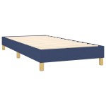 vidaXL Cadru de pat fără saltea țesătură albastră 100x200 cm vidaXL Cadru de pat fără saltea țesătură albastră 100x200 cm
