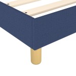 vidaXL Cadru de pat fără saltea țesătură albastră 100x200 cm vidaXL Cadru de pat fără saltea țesătură albastră 100x200 cm