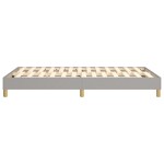 vidaXL Cadru de pat fără saltea, gri deschis, 120x200 cm, textil