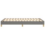 vidaXL Cadru de pat fără saltea, gri închis, 120x200 cm, textil