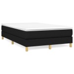 vidaXL Cadru de pat fără saltea, negru, 120x200 cm, textil