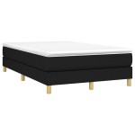 vidaXL Cadru de pat fără saltea, negru, 120x200 cm, textil