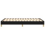 vidaXL Cadru de pat fără saltea, negru, 120x200 cm, textil