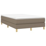 vidaXL Cadru de pat fără saltea, gri taupe, 120x200 cm, textil vidaXL Cadru de pat fără saltea, gri taupe, 120x200 cm, textil