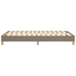 vidaXL Cadru de pat fără saltea, gri taupe, 120x200 cm, textil vidaXL Cadru de pat fără saltea, gri taupe, 120x200 cm, textil