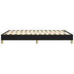 vidaXL Cadru de pat fără saltea, negru, 140x190 cm, textil vidaXL Cadru de pat fără saltea, negru, 140x190 cm, textil