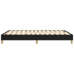 vidaXL Cadru de pat fără saltea, negru, 140x200 cm, textil vidaXL Cadru de pat fără saltea, negru, 140x200 cm, textil