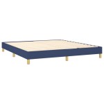 vidaXL Cadru de pat fără saltea, albastru, 180x200 cm, textil