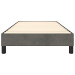 vidaXL Cadru de pat fără saltea, gri închis, 80x200 cm, catifea vidaXL Cadru de pat fără saltea, gri închis, 80x200 cm, catifea