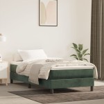 vidaXL Cadru de pat fără saltea, verde închis, 80x200 cm, catifea vidaXL Cadru de pat fără saltea, verde închis, 80x200 cm, catifea