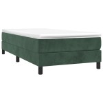 vidaXL Cadru de pat fără saltea, verde închis, 80x200 cm, catifea vidaXL Cadru de pat fără saltea, verde închis, 80x200 cm, catifea