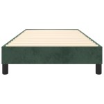 vidaXL Cadru de pat fără saltea, verde închis, 80x200 cm, catifea vidaXL Cadru de pat fără saltea, verde închis, 80x200 cm, catifea