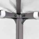vidaXL Acoperiș de pavilion cu 2 niveluri, alb, 3x3 m, 310 g/m² vidaXL Acoperiș de pavilion cu 2 niveluri, alb, 3x3 m, 310 g/m²