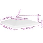 vidaXL Acoperiș de pavilion cu 2 niveluri, alb, 3x3 m, 310 g/m² vidaXL Acoperiș de pavilion cu 2 niveluri, alb, 3x3 m, 310 g/m²