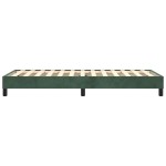 vidaXL Cadru de pat fără saltea, verde închis, 90x190 cm, catifea vidaXL Cadru de pat fără saltea, verde închis, 90x190 cm, catifea