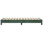 vidaXL Cadru de pat fără saltea, verde închis, 90x200 cm, catifea vidaXL Cadru de pat fără saltea, verde închis, 90x200 cm, catifea