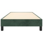 vidaXL Cadru de pat fără saltea, verde închis, 100x200 cm, catifea vidaXL Cadru de pat fără saltea, verde închis, 100x200 cm, catifea