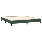 vidaXL Cadru de pat fără saltea, verde închis, 160x200 cm, catifea vidaXL Cadru de pat fără saltea, verde închis, 160x200 cm, catifea