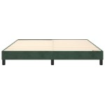vidaXL Cadru de pat fără saltea, verde închis, 160x200 cm, catifea vidaXL Cadru de pat fără saltea, verde închis, 160x200 cm, catifea