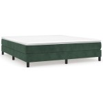 vidaXL Cadru de pat fără saltea, verde închis, 180x200 cm, catifea vidaXL Cadru de pat fără saltea, verde închis, 180x200 cm, catifea