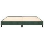 vidaXL Cadru de pat fără saltea, verde închis, 180x200 cm, catifea vidaXL Cadru de pat fără saltea, verde închis, 180x200 cm, catifea