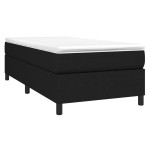 vidaXL Cadru de pat fără saltea țesătură neagră 80x200 cm
